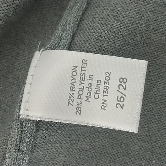 Avenue Grey Open Cardigan Sweater Coat Plus Size 28/28 - Picture 8 of 9